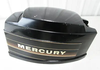 8869A8 Mercury Mariner Outboard 25 HP Top Cowl Motor Cover Engine Hood Brown • $230