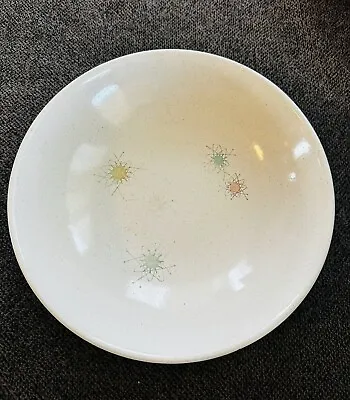 Vintage Grant Crest Tempo Mid-Century MCM Atomic Starburst 9  Round SERVING Bowl • $35