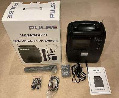 £95 • Buy Pulse Megamouth 20W Wireless Portable PA System MK1