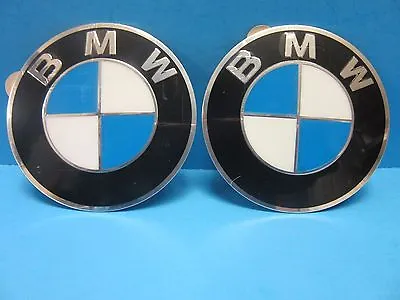 2 Genuine Wheel Center Cap Emblems BMW OEM # 36136758569 70 Mm 2.7  Adhesive DIY • $26.89