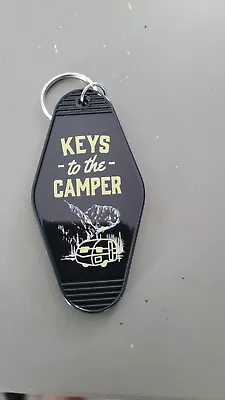  Keys To The Camper RV Camping Black Vintage Style Motel Key • $10