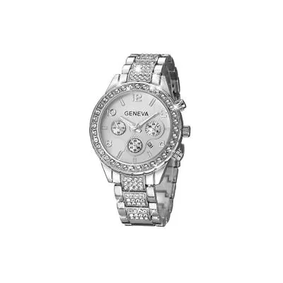 Ladies Wrist Watches Diamond Bling Quartz Crystal Rhinestone Women Watch Fashion • £6.22