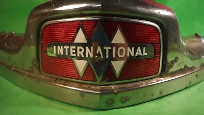 BT72 International Triple Diamond Hood Nose Emblem Vntge 1942-9 #61741 KB TRUCKS • $463.66