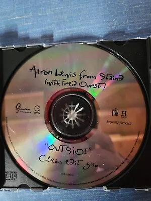 OUTSIDE By AARON LEWIS Of STAIND W/ Fred Durst-Rare PROMOTIONAL CD Single--CD • $21.99