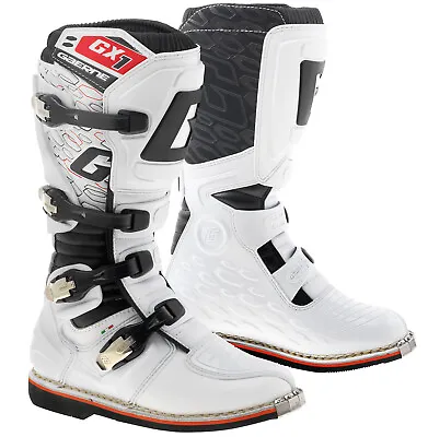 Gaerne Gx White Mx Boots Goodyear Sole Motorcross Moto-x Off Road Boots • £95