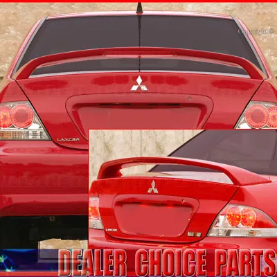 $92.17 • Buy 2002-03 2004 2005 2006 2007 Mitsubishi Lancer Rear Trunk Spoiler W/LED UNPAINTED