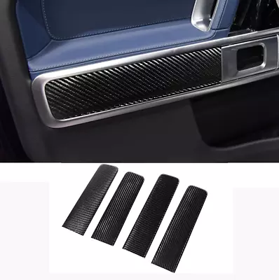 For Benz G-Class 2019+ G63 G500 W465 Carbon Interior Door Panel Cover Trim Decor • $244.71