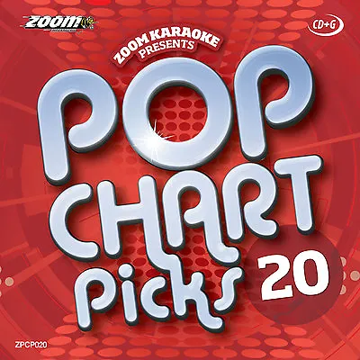 Zoom Karaoke Pop Chart Picks 20 CDG Disc(ZPCP020) (February 2014) • £4.95