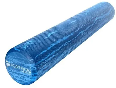 Fortress Round Foam Roller (90x15cm) W/ Exercise ChartYoga Physio Pilates Gym • $89.95
