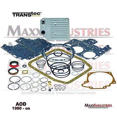 1980-UP AOD FIOD Ford Transmission Rebuild Kit Overhaul Gaskets Rings And Seals • $79.24