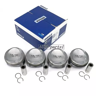 4X Mahle Pistons&Rings Set 82.5mm Φ21mm For VW Golf Passat AUDI A4 A5 1.8TSI • $175.60