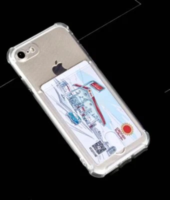 $9.95 • Buy Anti Shock TPU With Card Slot Case For IPhone SE2 / SE3 / 7Plus / XR/IPhone11