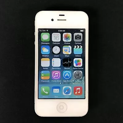 Apple IPhone 4 16GB White Unlocked Smartphone A1332 • $25.99