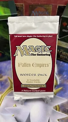 MTG - Fallen Empires Booster Pack FACTORY SEALED MAGIC THE GATHERING 1994 • $18