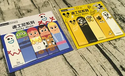 Disney Mickey Forky Toy Story Sticky Memo Notes Pad Cute Flag Bookmark Message • $6