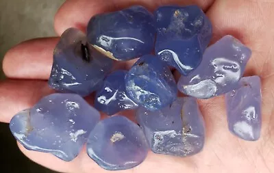 1 Lb RARE BRIGHT BLUE AGATE LOT -450+gram-AWESOME- UNKNOWN LOCATION- ELLENSBURG? • $60