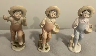 (3) Vintage UCAGCO China Hand Painted JAPAN  Figurines • $21.99