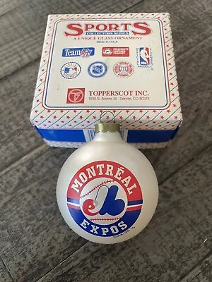Sports Collectors Series MLB Montreal Expos Christmas Ornament RARE • $0.99