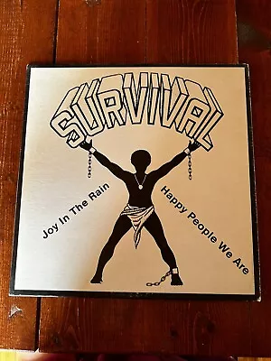 1985 Survival  Joy In The Rain  Group Signed 33 LP Vintage Soul Record • $200