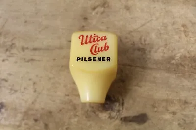 Vintage ORIGINAL UTICA CLUB Pilsener Bakelite Beer Tap Knob Handle • $100