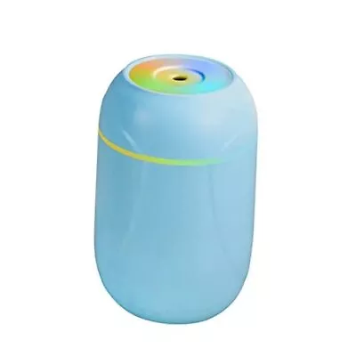 Cold Mist Humidifier 260ml USB Personal Desktop Humidifier 2 Spray Blue • $15.68