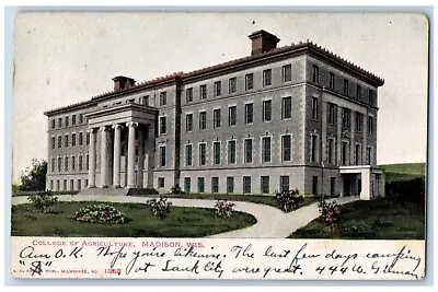 Madison Wisconsin Postcard College Agriculture Exterior Building C1907 Vintage • $19.95