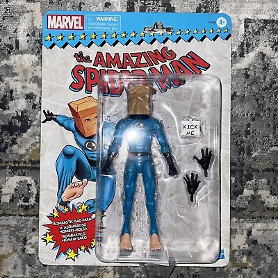 New Sealed Marvel Legends Bombastic Bag Man Amazing Spider-Man Retro Figure 6  • $39.99