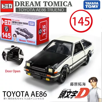 1:64 TAKARA TOMY Tomyca Initial D AE86 Alloy Model Diecast Car Toy & Collection • $2