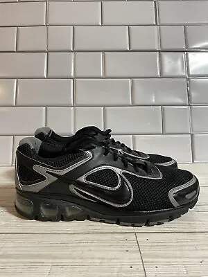 Nike Air Max Agitate Livestrong 2010 Mens Size 8 Black Gray Yellow Running Shoes • $49.99