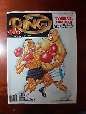 $9.95 • Buy The Ring Boxing Magazine November 1990 Mike Tyson George Foreman No Label