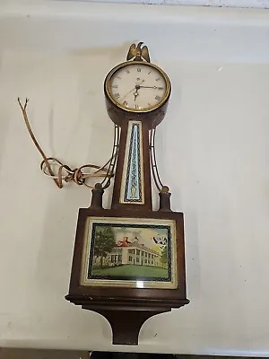 Vintage Telechron USA Electric Clock Banjo Eagle 1930'S 2F81. GC5 • $60