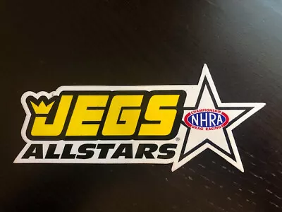 JEGS ALLSTARS Vintage Drag Racing Sticker Decal ** NHRA U.S. NATIONALS INDY • $5.95