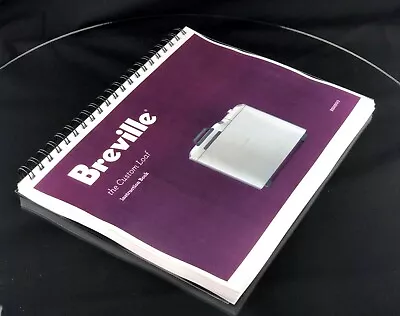 Breville BBM800 Manual Instructions Recipes Book Reprint For Bread Maker Machin • $34.17