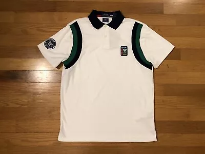 New S Polo Ralph Lauren 2020 Wimbledon The Championships Tennis White Shirt Men • $100