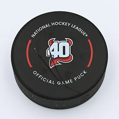 2022-23 New Jersey Devils Game Used 40th Anniversary Game Pucks Choose Your Game • $59.99