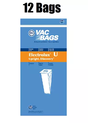 $13.63 • Buy (12) Vacuum Bags For Aerus Electrolux Style U Replacement 4 Ply ProTeam Upright