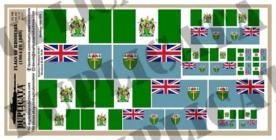 Duplicata Productions Multiple Scale Flag Of Rhodesia • $11