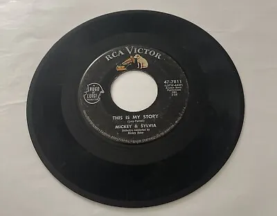 R&b 45rpm - Mickey & Sylvia - Rca 47-7811 -  This Is My Story/what Would I Do  • $6.99