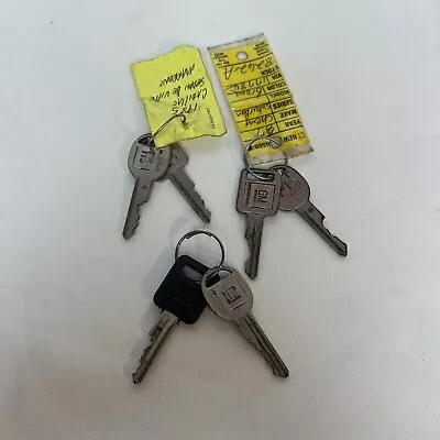 Vintage Set Of Automotive Keys Lot Of 6 GM General Motors • $18.95