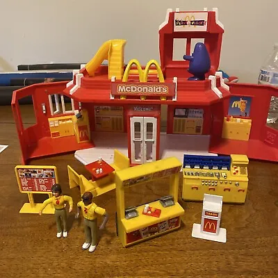 Vintage McDonald's Play Restaurant Playset Drive Thru 2003 CDI Missing Playmat • $145