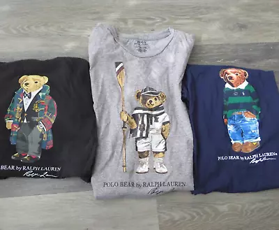 Lot Of 3 Polo Ralph Lauren Size S Polo Bear T Shirts • $35