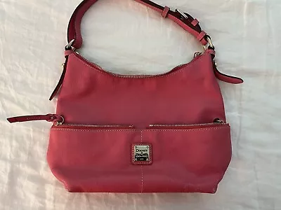 Dooney & Bourke Dillen Double Pocket Hobo Bag Pink • $45