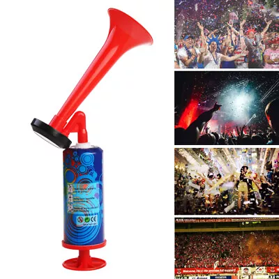 £8.11 • Buy PUMP ACTION AIR HORN FOG HORN HAND HELD FOOTBALL FESTIVAL LOUD Never Runs Out UK