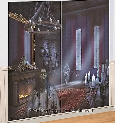 5ft Halloween Zombie Horror Scene Setter Haunted House Photo Prop Party Decor • £3.78