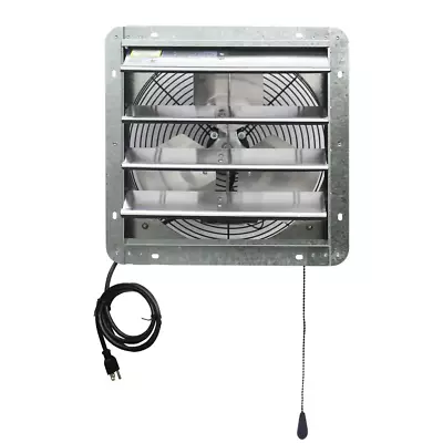 ILIVING Shutter Fan/Vent Exhaust Gable Mount 850 CFM Electric Powered Silver • $153.16