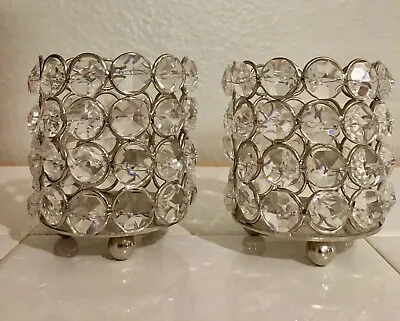 Z GALLERIE Votive Cup BlingSet Of 248 Crystals EachDecorElegantAll Seasons • $10