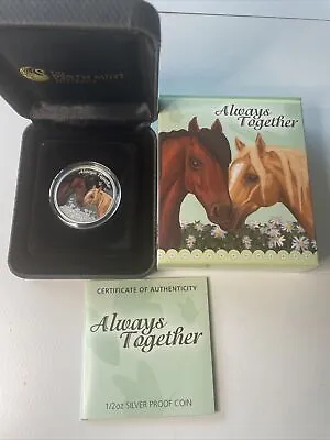 2017 Always Together- Horses - 1/2oz Silver Proof Coloured Coin • $120