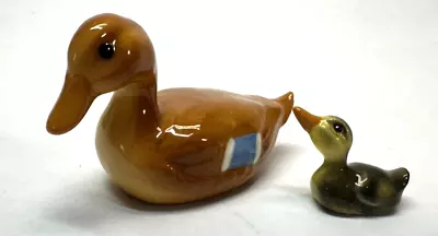 Hagen Renaker Mallard Mama & Duckling Rare Dealer Sample Kent Smith Collection • $11