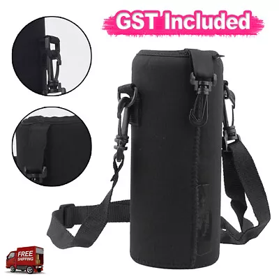 $7.17 • Buy Water Bottle Travel  Insulated  Carrier Bag Holder Neoprene1000ML