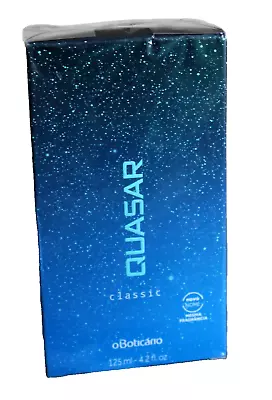 New QUASAR CLASSIC O Boticario 125 Ml 4.2 Fl. Oz. Men's Spray Cologne - Rare • $59.95